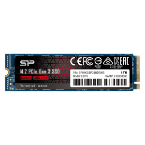 SILICON POWER SSD PCIe Gen3x4 M.2 2280 UD70, 1TB, 3.400-3.000MB/s SP01KGBP34UD7005