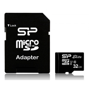 SILICON POWER κάρτα μνήμης Elite microSDXC UHS-1, 32GB, Class 10 SP032GBSTHBU1V10SP