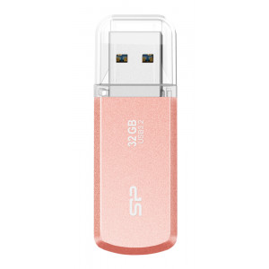 SILICON POWER USB Flash Drive Helios 202, 32GB, USB 3.2, ροζ χρυσό SP032GBUF3202V1P