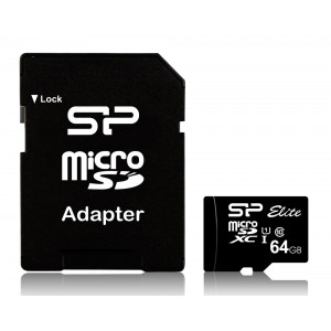 SILICON POWER κάρτα μνήμης MicroSDXC USH-1, 64GB, Class 10 SP064GBSTXBU1V10SP