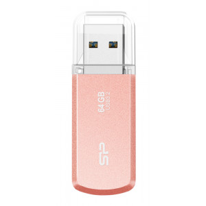 SILICON POWER USB Flash Drive Helios 202, 64GB, USB 3.2, ροζ χρυσό SP064GBUF3202V1P