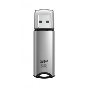 SILICON POWER USB Flash Drive Marvel M02, 64GB, USB 3.2, γκρι SP064GBUF3M02V1S