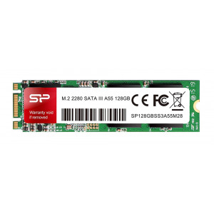 SILICON POWER SSD A55, 128GB, M.2 2280, SATA III, 560-530MB/s SP128GBSS3A55M28