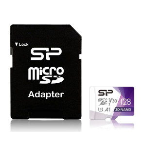 SILICON POWER κάρτα μνήμης Superior Pro microSDXC UHS-I, 128GB, Class 30 SP128GBSTXDU3V20AB