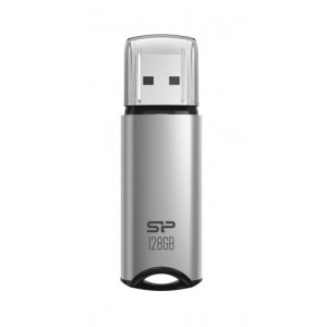 SILICON POWER USB Flash Drive Marvel M02, 128GB, USB 3.2, γκρι SP128GBUF3M02V1S