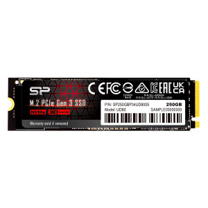 SILICON POWER SSD PCIe Gen3x4 M.2 2280 UD80, 250GB, 3.400-3.000MB/s SP250GBP34UD8005