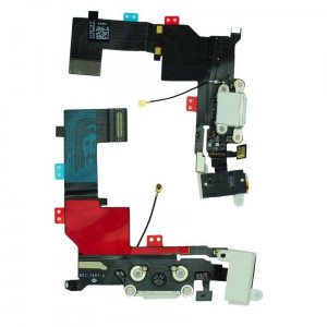 Dock connector flex cable για iPhone 5S, White SPIP5-081