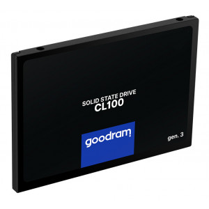 GOODRAM SSD CL100 Gen.3 120GB, 2.5, SATA III, 500-360MB/s, 3D TLC NAND SSDPR-CL100-120-G3