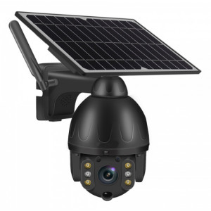 SECTEC Ασύρματη ηλιακή IP κάμερα ST-588-2M-4G, 2MP, 4G, PIR, μαύρη ST-588-2M-4G