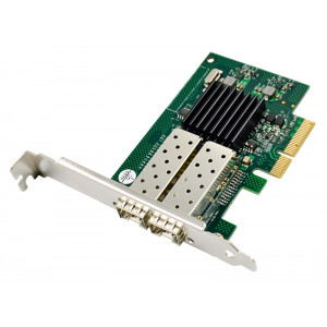 POWERTECH κάρτα επέκτασης PCIe σε Dual SFP ST722, JL82576EB ST722