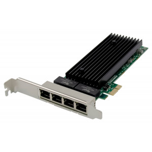 POWERTECH κάρτα επέκτασης PCIe σε 4x RJ45 ST7229, JL82576EB ST7229