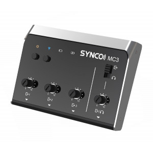 SYNCO μίκτης ήχου MC3-LITE, 4 καναλιών, Bluetooth, 500mAh, γκρι SY-MC3-BK