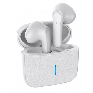 YISON earphones με θήκη φόρτισης TWS-T11, True Wireless, λευκά T11-WH