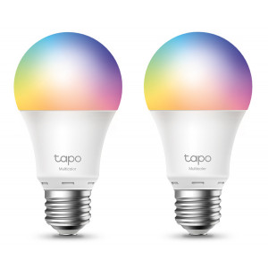 TP-LINK Smart λάμπα LED TAPO-L530E WiFi, 8.7W E27, 2500K-6500K RGB, 2τμχ TAPO-L530E-2PACK