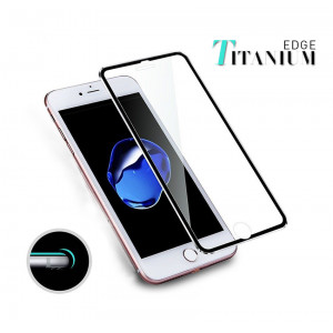 POWERTECH Tempered Glass 3D Full Face για iPhone 6 Plus, titanium, Black TGC-0096