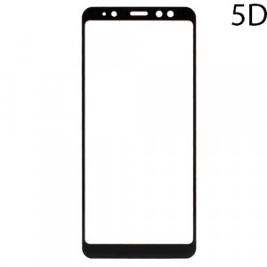 POWERTECH Tempered Glass 5D Full Glue για Samsung  A6 2018, Black TGC-0226