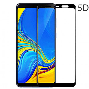 POWERTECH Tempered Glass 5D Full Glue για Samsung A9 2018, Black TGC-0229