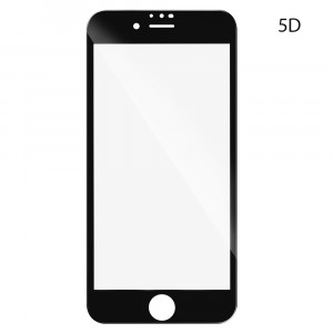 POWERTECH Tempered Glass 5D Full Glue για iPhone 7, Black TGC-0231