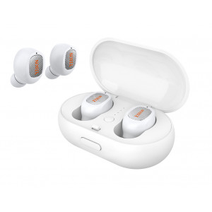 YISON bluetooth headset TWS-T1-WH true wireless, με θήκη φόρτισης, λευκό TWS-T1-WH