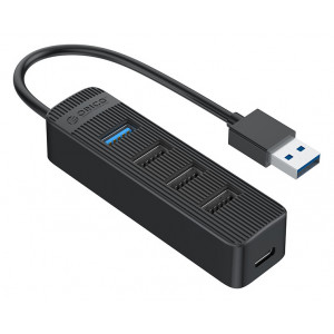 ORICO USB Hub TWU32-4A, 1x USB Type-C, 4x USB ports, μαύρο TWU32-4A-BK-EP