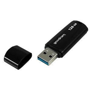 GOODRAM USB Flash Drive UMΜ3 1280K0R11, 128GB, USB 3.0, μαύρο UMM3-1280K0R11