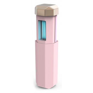 Mini αποστειρωτής υπεριώδους ακτινοβολίας UVC UVS-PK, φορητός, ροζ UVS-PK