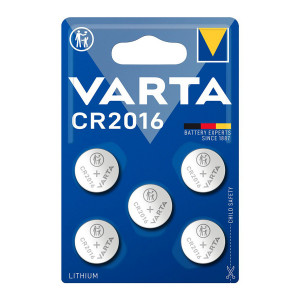 VARTA μπαταρία λιθίου CR2016, 3V, 5τμχ VCR2016-5