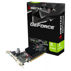 BIOSTAR VGA GeForce GT610 VN6103THX6-SBARL-BS2, DDR3 2GB, 64bit VN6103THX6-SBARL-BS2