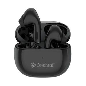 CELEBRAT earphones με θήκη φόρτισης W31, True Wireless, μαύρα W31-BK