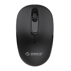 ORICO ασύρματο ποντίκι V2C, οπτικό, αθόρυβα πλήκτρα, 1600DPI, μαύρο WDM-V2C-BK-BP