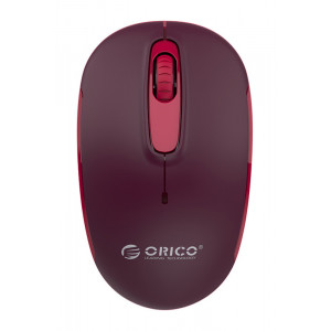 ORICO ασύρματο ποντίκι V2C, οπτικό, αθόρυβα πλήκτρα, 1600DPI, κόκκινο WDM-V2C-RD-BP