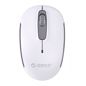 ORICO ασύρματο ποντίκι V2C, οπτικό, αθόρυβα πλήκτρα, 1600DPI, λευκό WDM-V2C-WH-BP