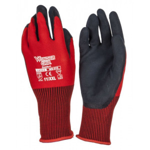 WONDER GRIP αντιολισθητικά γάντια εργασίας Comfort, 11/XXL, κόκκινα WG-310R-11XXL