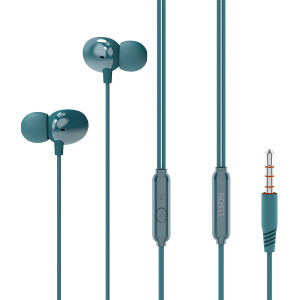 YISON earphones με μικρόφωνο X5, 3.5mm, 1.2m, μπλε X5-BL