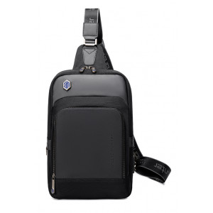 ARCTIC HUNTER τσάντα Crossbody XB00116, θήκη για tablet, αδιάβροχη μαύρη XB00116-BK