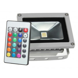LED προβολέας ZD48 με τηλεχειριστήριο, RGB, 9.6W, IP65 ZD48