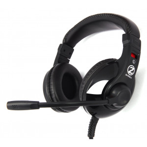 ZALMAN gaming headset ZM-HPS200, 3.5mm, 40mm, μαύρο ZM-HPS200