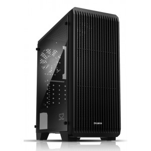 ZALMAN PC case S2, mid tower, 412x189x451mm, 1x fan, διάφανο πλαϊνό ZM-S2