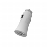 Car Charger WK 2.4A USBx2 White WP-C13