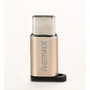 REMAX Adaptor Remax Micro USB/TYPE C Feliz Gold