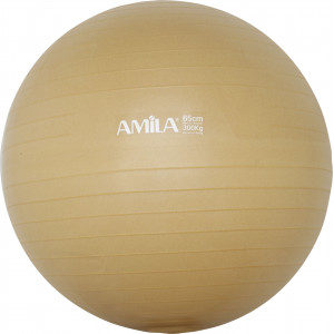 Μπάλα Γυμναστικής AMILA GYMBALL 65cm Χρυσή Bulk