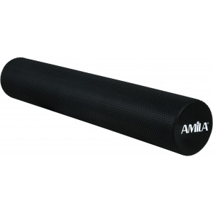 AMILA Foam Roller Φ15x90cm Μαύρο