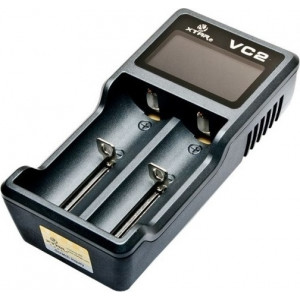 Industrial Type Battery Charger Xtar VC2 USB, 2 Position with Power Display for 18650/17670/17500 6952918320388