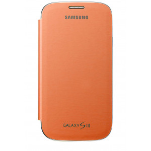 Book Case Samsung EFC-1G6FOECINU for i9300 Galaxy S3 ( S III ) Orange Bulk 07782