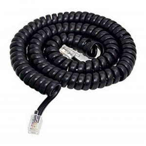 Telephone Cable Black 3m Bulk 21875