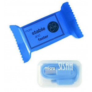 Καλώδιο σύνδεσης Jasper Candy USB σε Micro USB 20cm Μπλε 26305