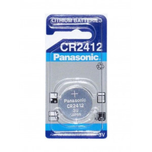 Buttoncell Lithium Panasonic CR2412 3V Τεμ. 1 27228