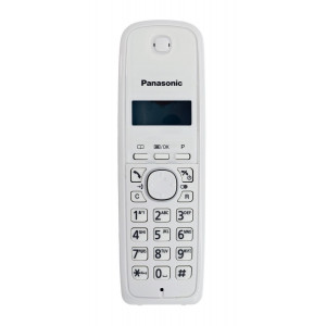 Housing Ακουστικού για Panasonic KX-TG1611 Λευκό-Τυρκουάζ Bulk 28656