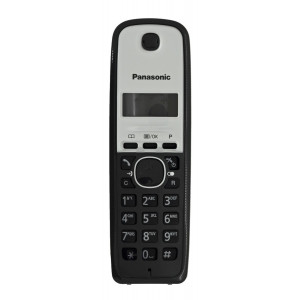 Housing Ακουστικού για Panasonic KX-TG1611 Μαύρο-Γκρι Bulk 28658