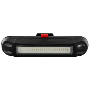 Φακός Ποδηλάτου Ancus 097 με Πίσω Κόκκινο Φως LED 100 Lumens, 6 Επίπεδα Φωτεινότητας και Φόρτιση με USB. Μαύρος 30080
